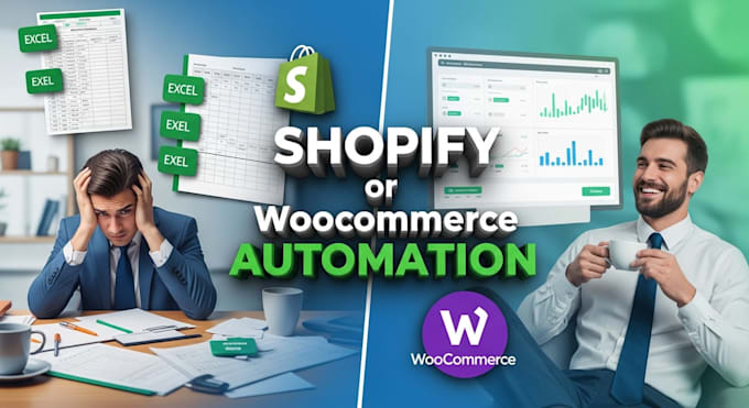 automate shopify woocommerce order processing and inventory