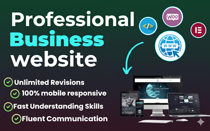 do website development for your business, wordpress website