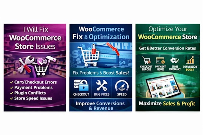 fix and optimize your woocommerce store issues