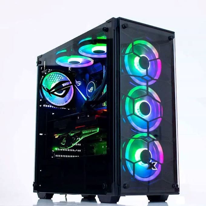 desig printable pc panel side,pc gaming case model,pc fan grill,mid tower,stl
