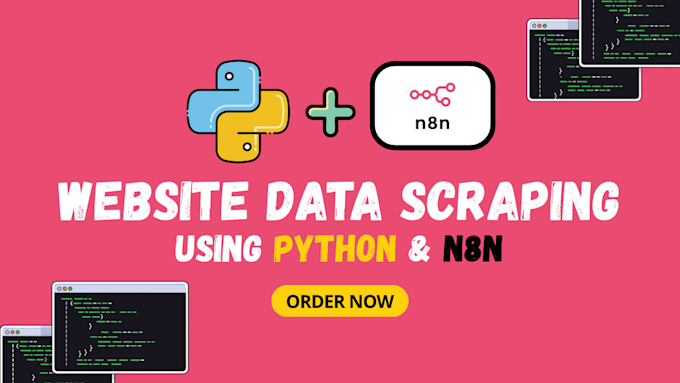 scrape any website and automate data delivery using python