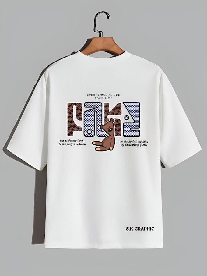 create simple modern logo and minimalist t shirt