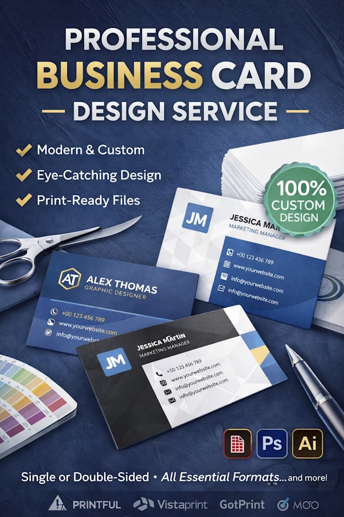 design a professional looking business card