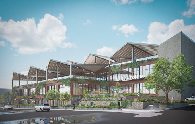 architectural 3d modeling  revit  photorealistic rendering