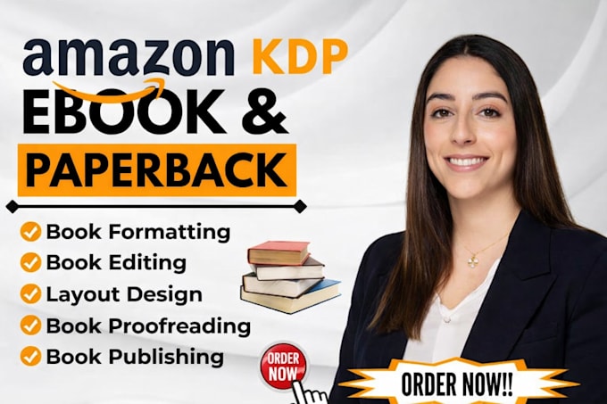 book editing and formatting for amazonkdp book publishing paperback book editing