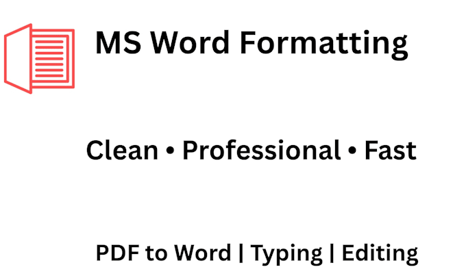 format, edit, and retype documents in ms word
