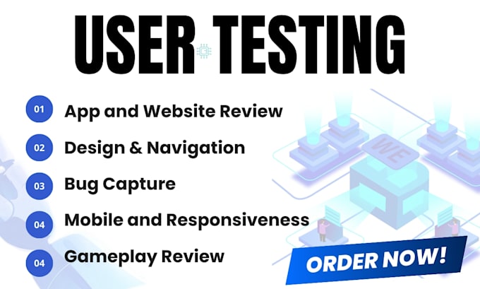 do website app testing user testing QA review usability testing UI UX feedback