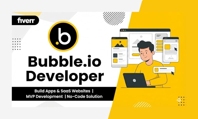 develop bubble io app, saas website, bubble mvp, bubble io developer