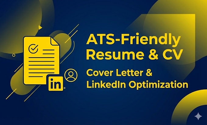 Write ats friendly resume cv cover letter and optimize your linkedin by ...
