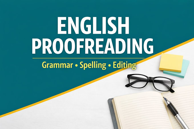 proofread articles, emails, and documents in english