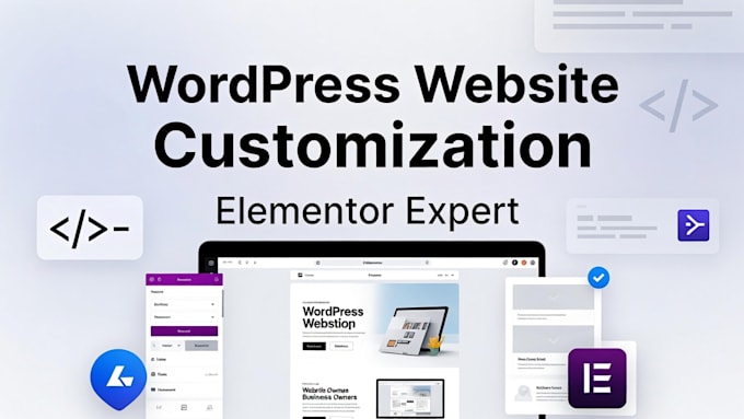 customize wordpress website design and layout