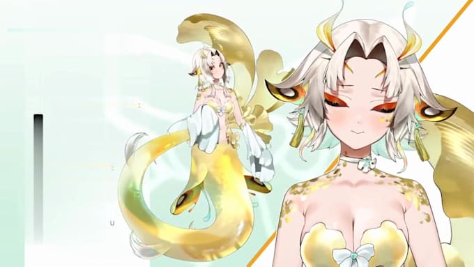 deisgn live2d vtuber model live2d rigging vtuber character vroid
