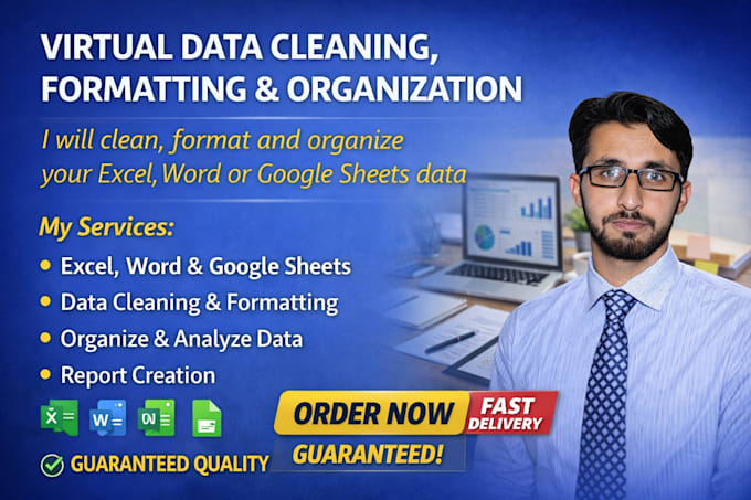 entry, format and organize your excel, word or google sheets data