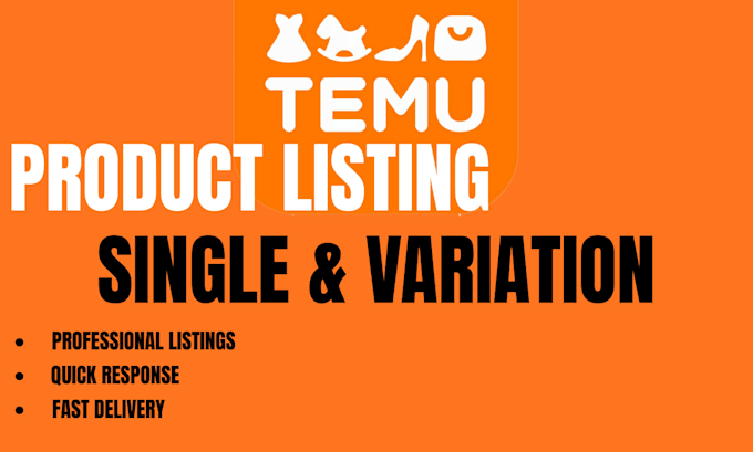 upload products and do temu products listing