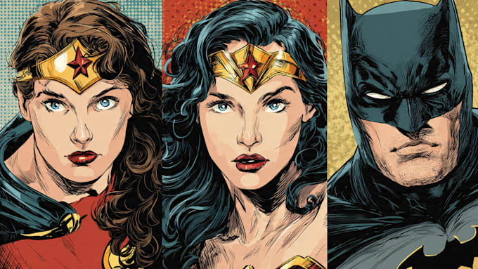 draw comic superhero pop art portraits
