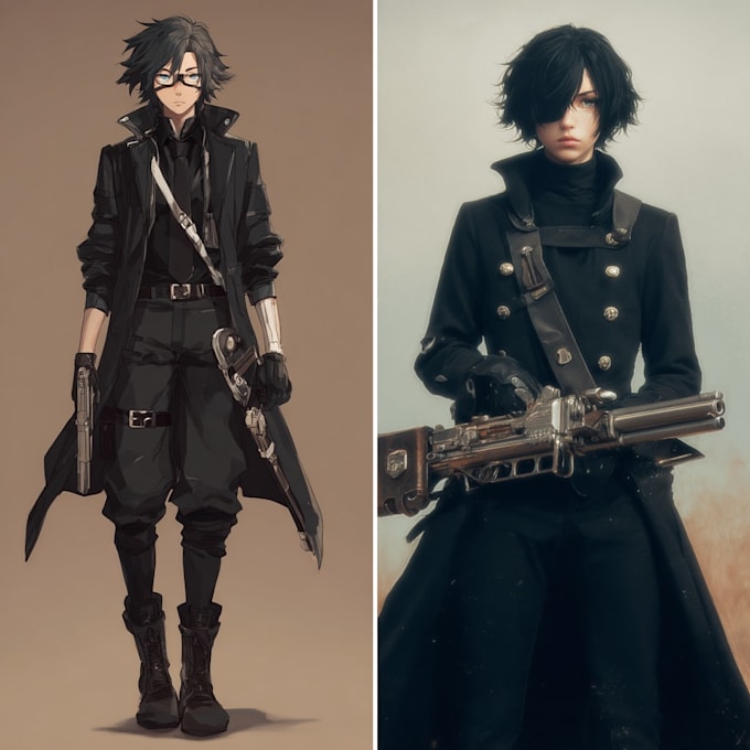 design a anime character