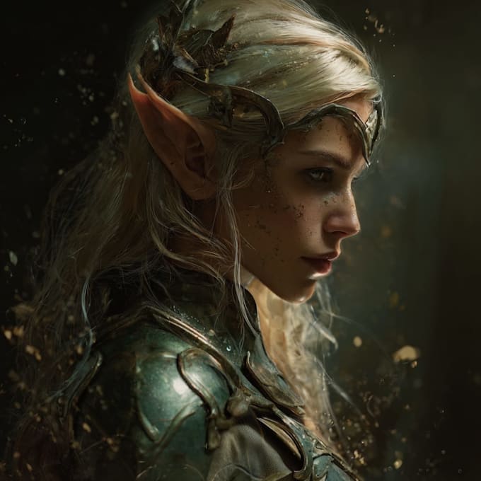 illustrate you a fantasy character, portrait