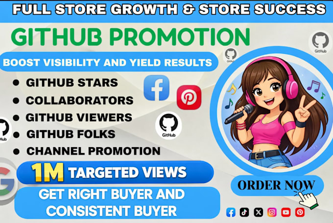 do github promotion for your github project to increase stars and followers