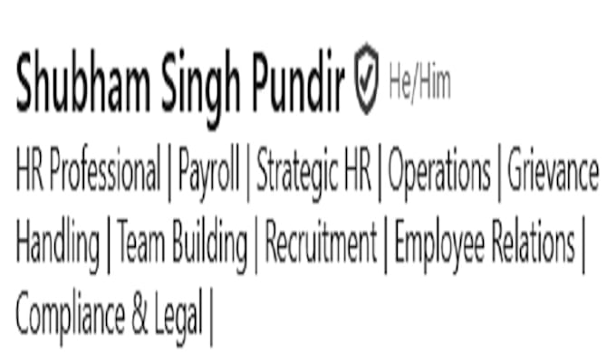 help to establish HR division from scratch