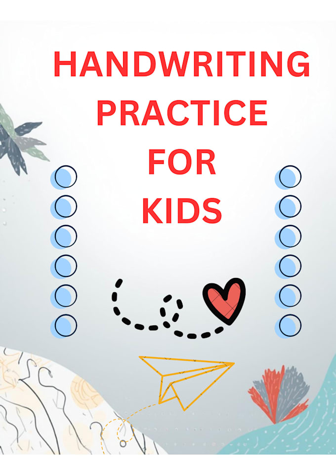 design handwriting worksheets for kids