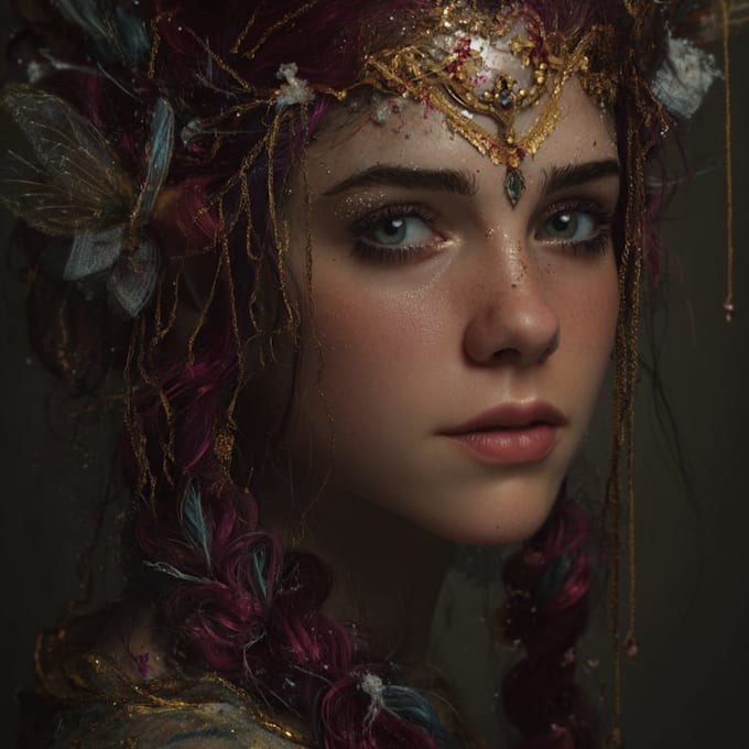 do realistic or fantasy portrait