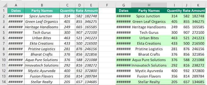 convert PDF to excel, clean, format, manage,split excel data