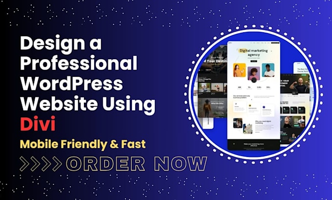 Create and customize a professional wordpress website using divi theme ...
