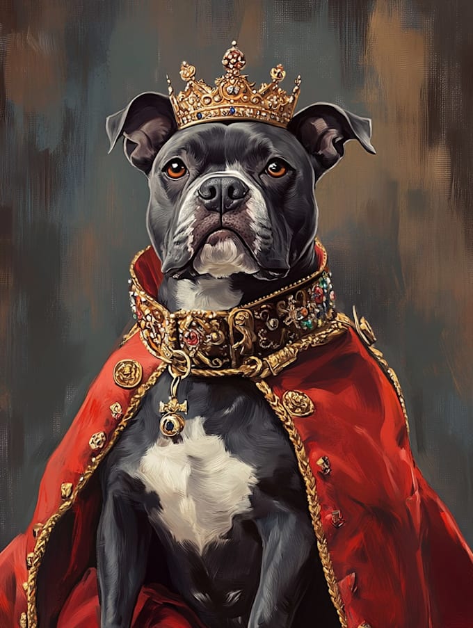 create a custom pet portrait