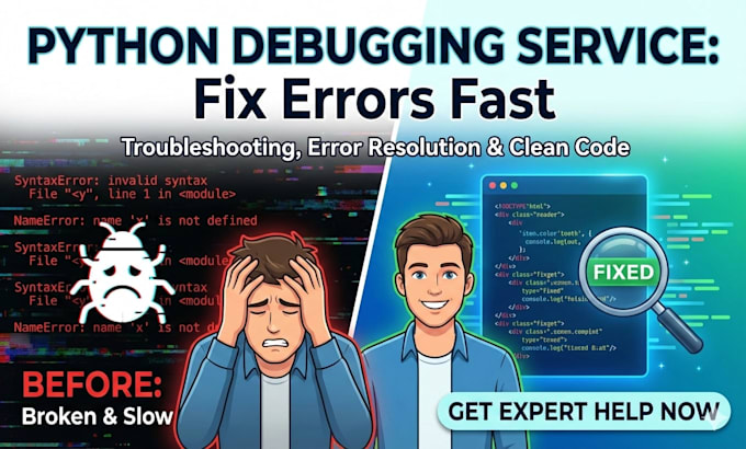 fix and optimize your python code for performance