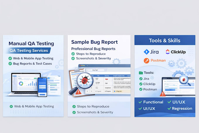 manual and automation QA testing for web and mobile apps