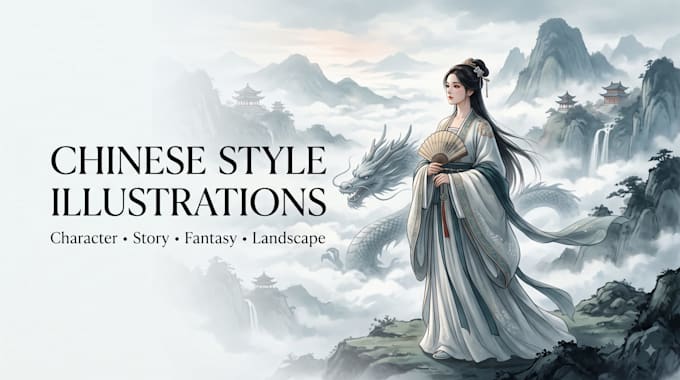 create stunning chinese style illustrations