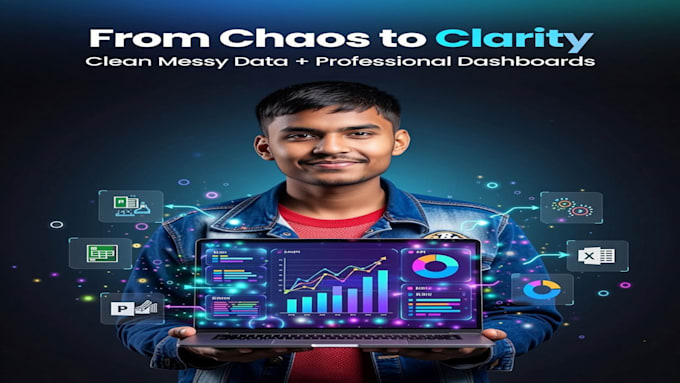 clean messy data and create professional analytics dashboards