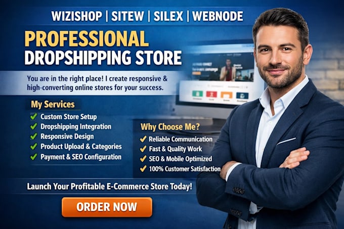 create wizishop sitew silex webnode wuilt dropizi website store design