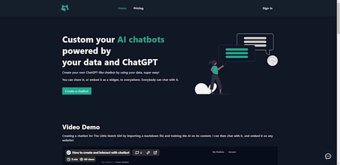 build an ai brainbot chatbot website using landbot, vapi, and automation