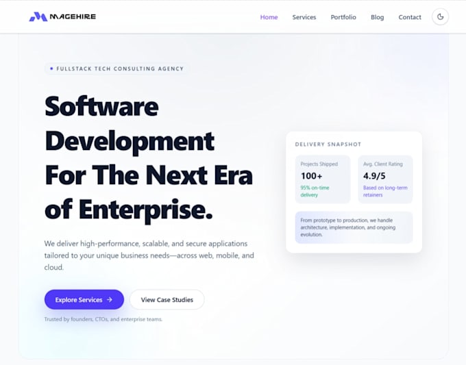 build a scalable full stack web app using