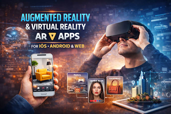 develop ar VR apps using unity and unreal engine