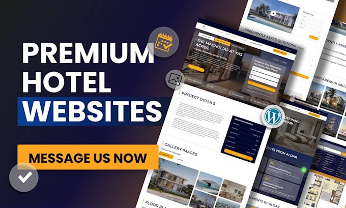 design and develop premium hotel, villa, and rental website on wordpress