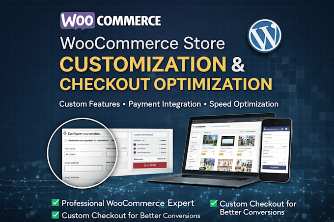 customize woocommerce store with custom checkout