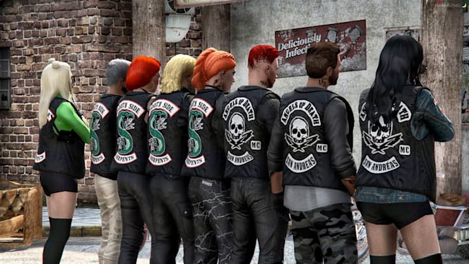 make custom fivem eup, mc kuttes, biker vests, custom clothing