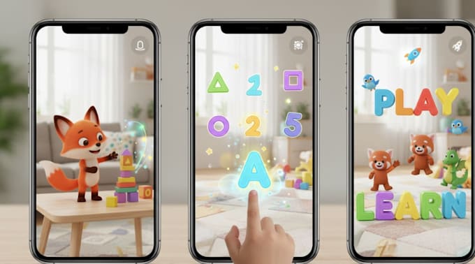 add interactive ar features to your kids mobile app or game