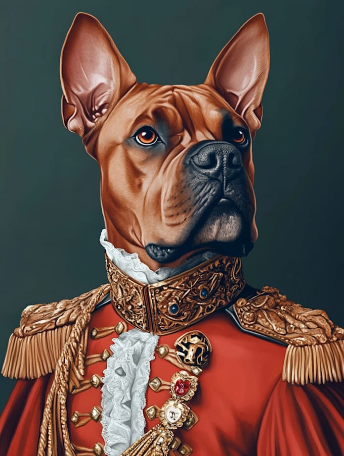 create a custom pet portrait