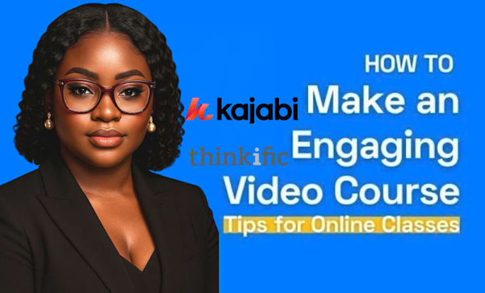 create online course video, elearning course, training video course content
