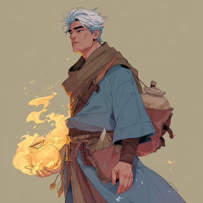 draw your dnd group party illustration