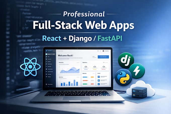 build a modern web application using react and django