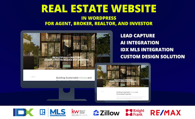 do lead capture realtor, agent real estate website, idx mls CRM integration