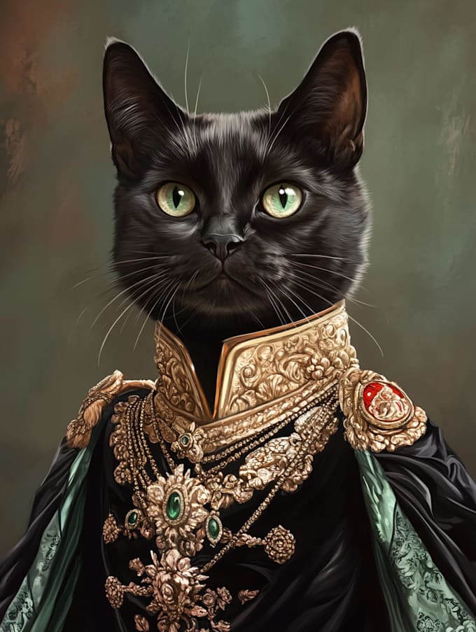 paint a custom pet portrait and ink