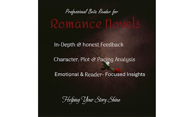 beta read your romance novel with honest reader feedback