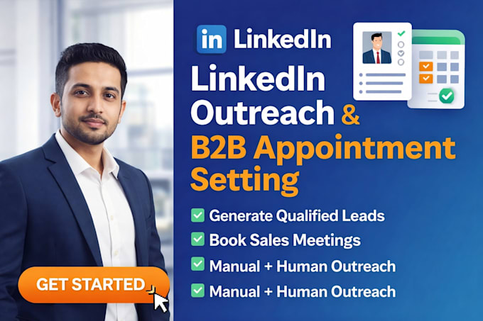 linkedin marketing manager and b2b appointment setter