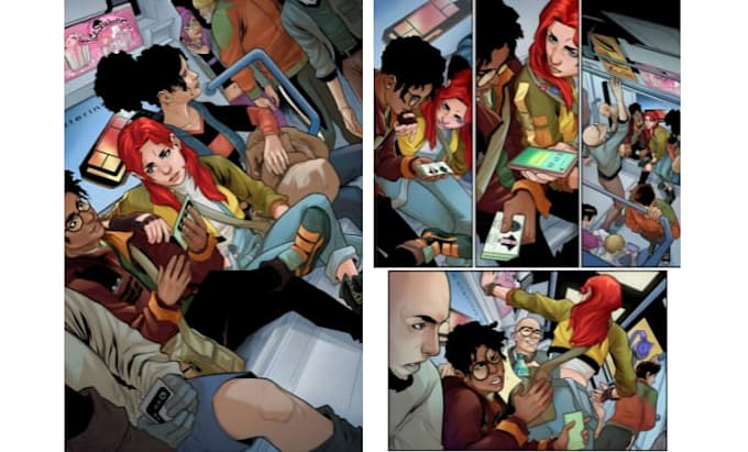 draw comic graphic novel comic book illustration comic strip comic nsfw comics