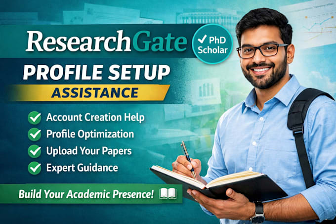 create a researchgate account professionally